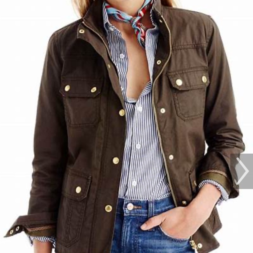 J. Crew Downtown Field Jacket - Olive